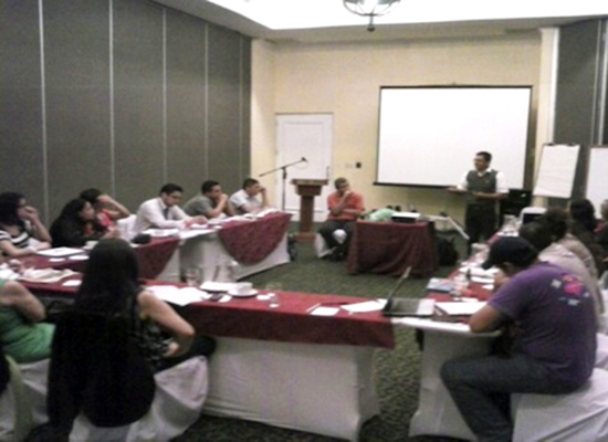 Participants at the Program P training session in Guatemala